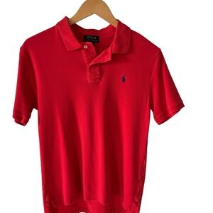 Polo by Ralph Lauren Boys Large (14-16) Vibrant Salmon Red Polo Shirt